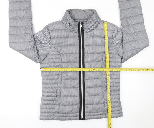 Womens UK Size 8 NEXT Grey Puffer Jacket