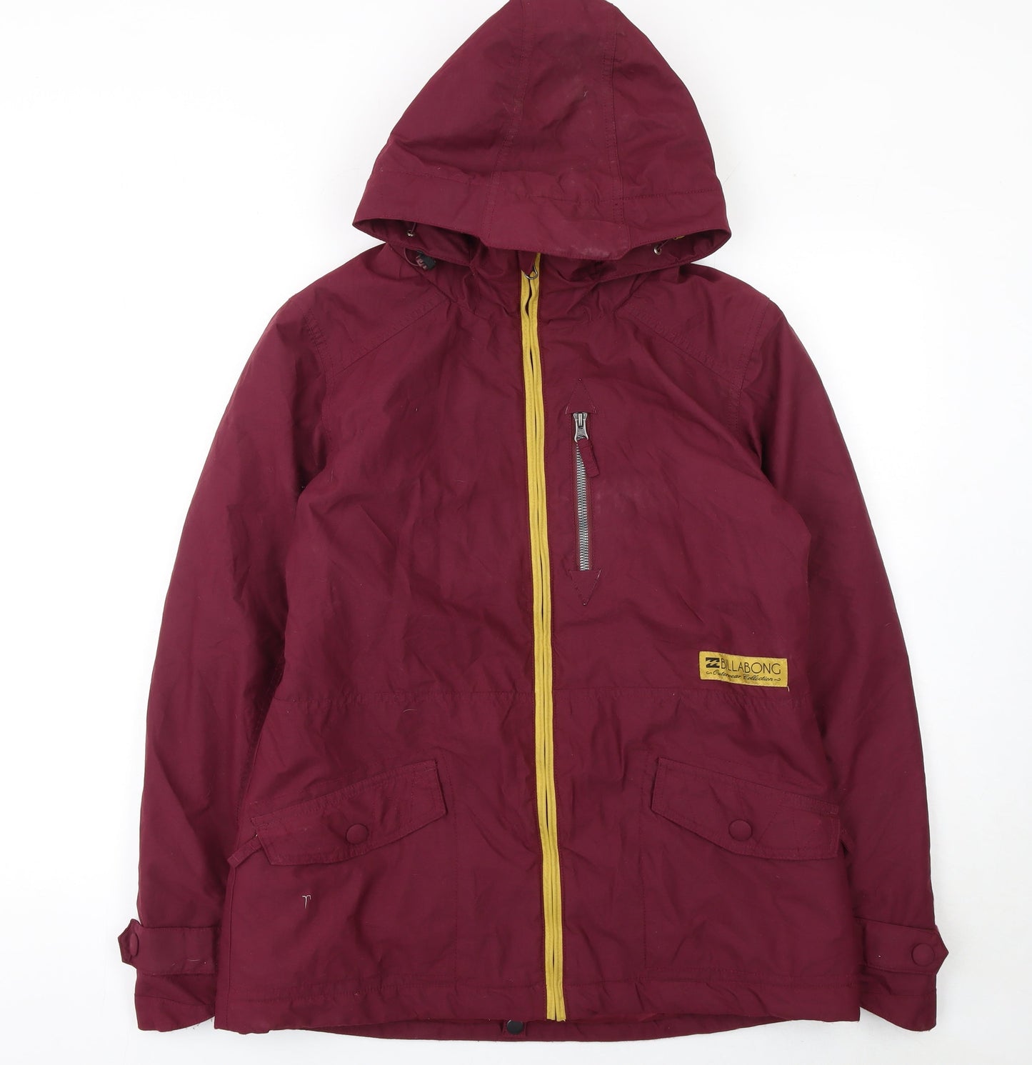 Womens UK Size L Billabong Red Parka Coat