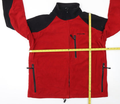 Trespass Men's Red XL Fleece Outdoor Full Zip Jacket