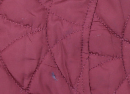 Womens UK Size L Honor Millburn Red Quilted Coat