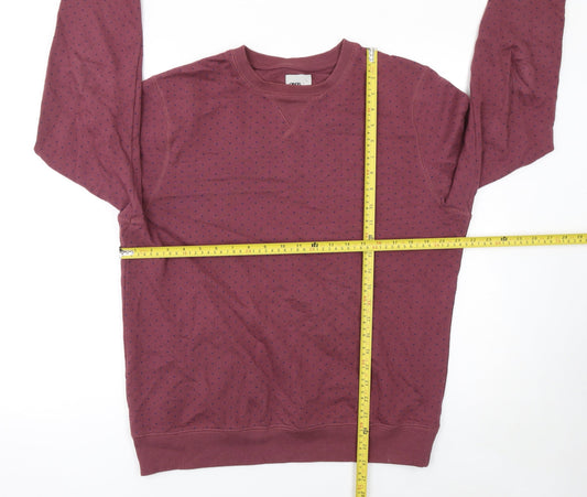 Mens UK Size L ASOS Red Pullover Sweatshirt
