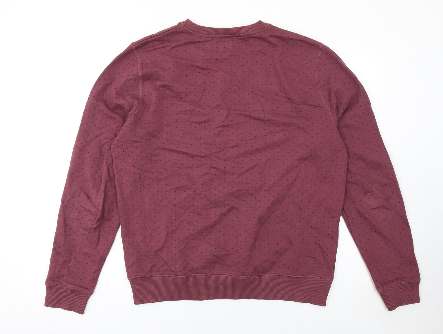 Mens UK Size L ASOS Red Pullover Sweatshirt