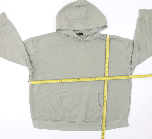 Womens UK Size S New Look Green Pullover Hoodie