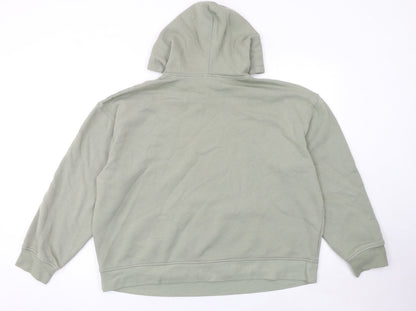 Womens UK Size S New Look Green Pullover Hoodie