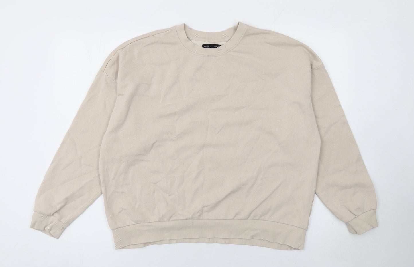 Womens UK Size XL Sinsay Beige Pullover Sweatshirt