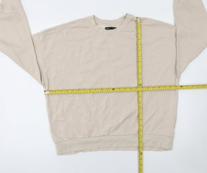 Womens UK Size XL Sinsay Beige Pullover Sweatshirt