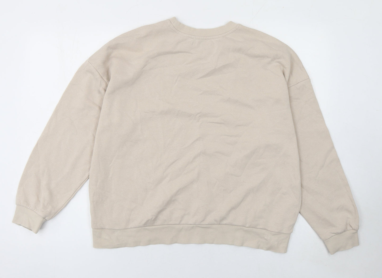 Womens UK Size XL Sinsay Beige Pullover Sweatshirt