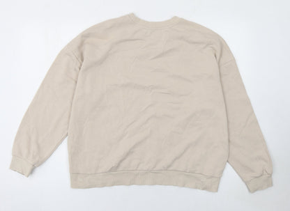 Womens UK Size XL Sinsay Beige Pullover Sweatshirt