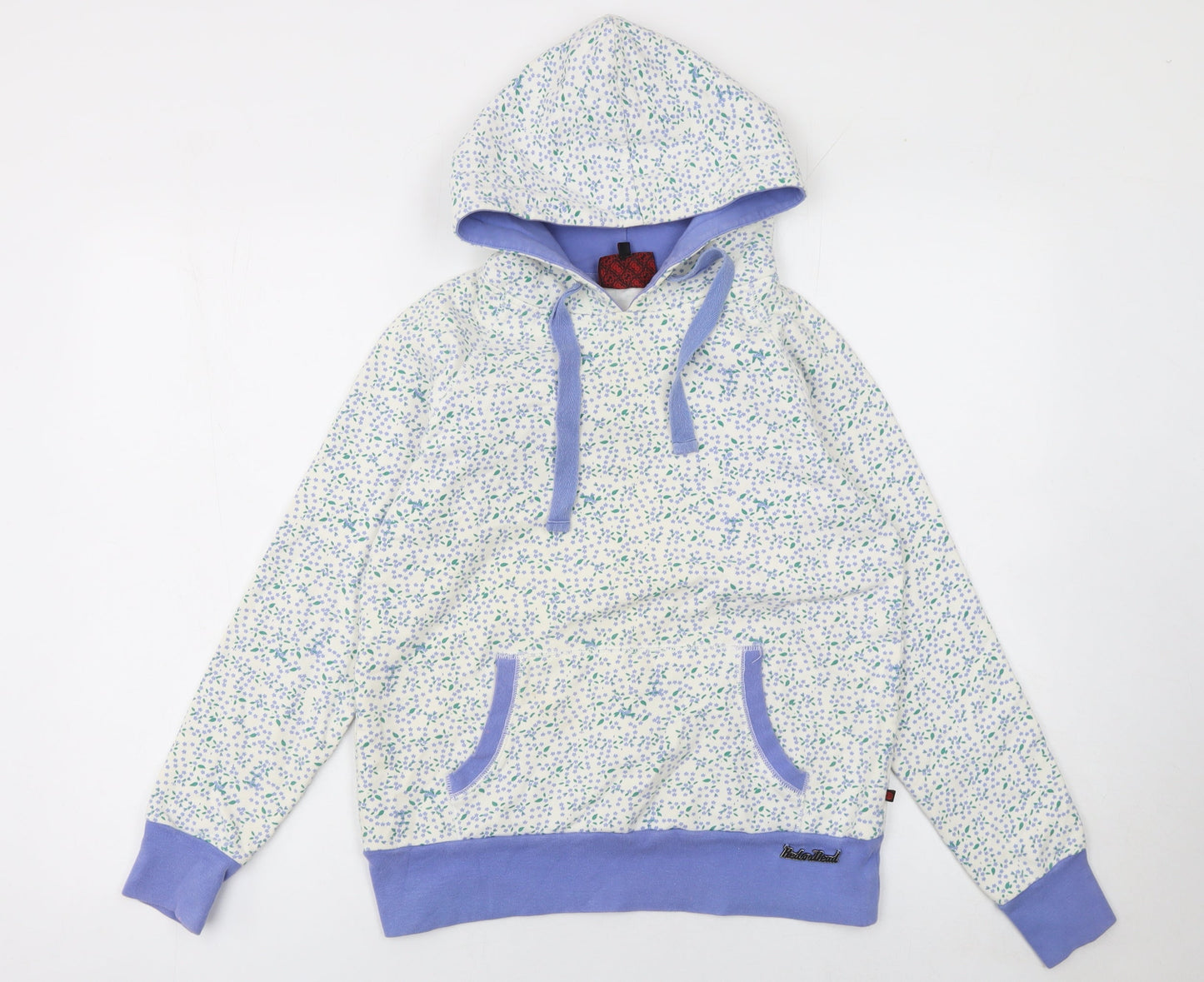 Womens UK Size M Red or Dead Blue Pullover Hoodie