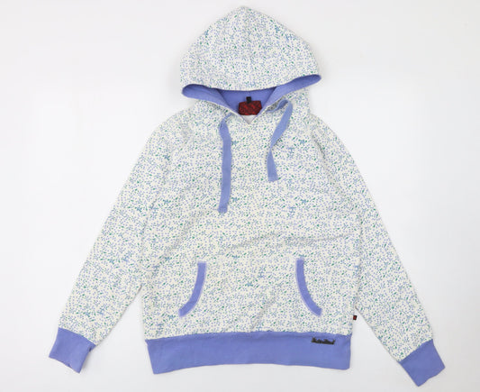 Womens UK Size M Red or Dead Blue Pullover Hoodie