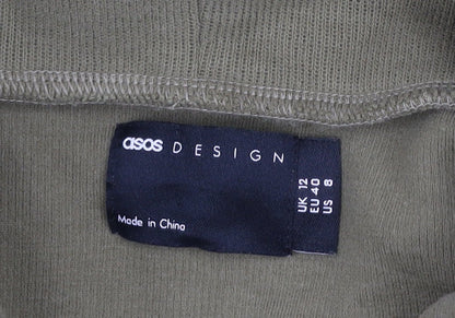 Womens UK Size 12 ASOS DESIGN Green Pullover Jumper