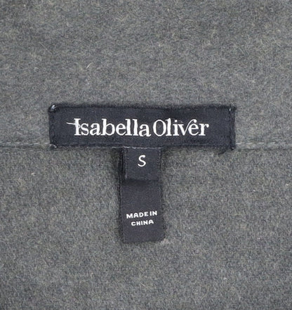 Womens UK Size S Isabella Oliver Grey Overcoat