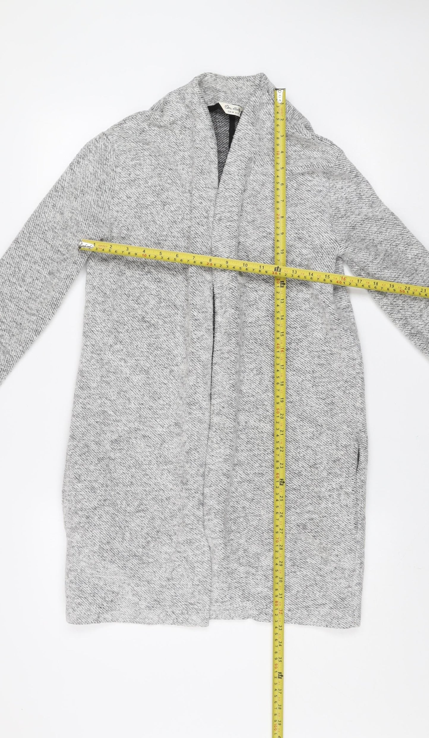Womens UK Size 6 Miss Selfridge Grey Basic Jacket