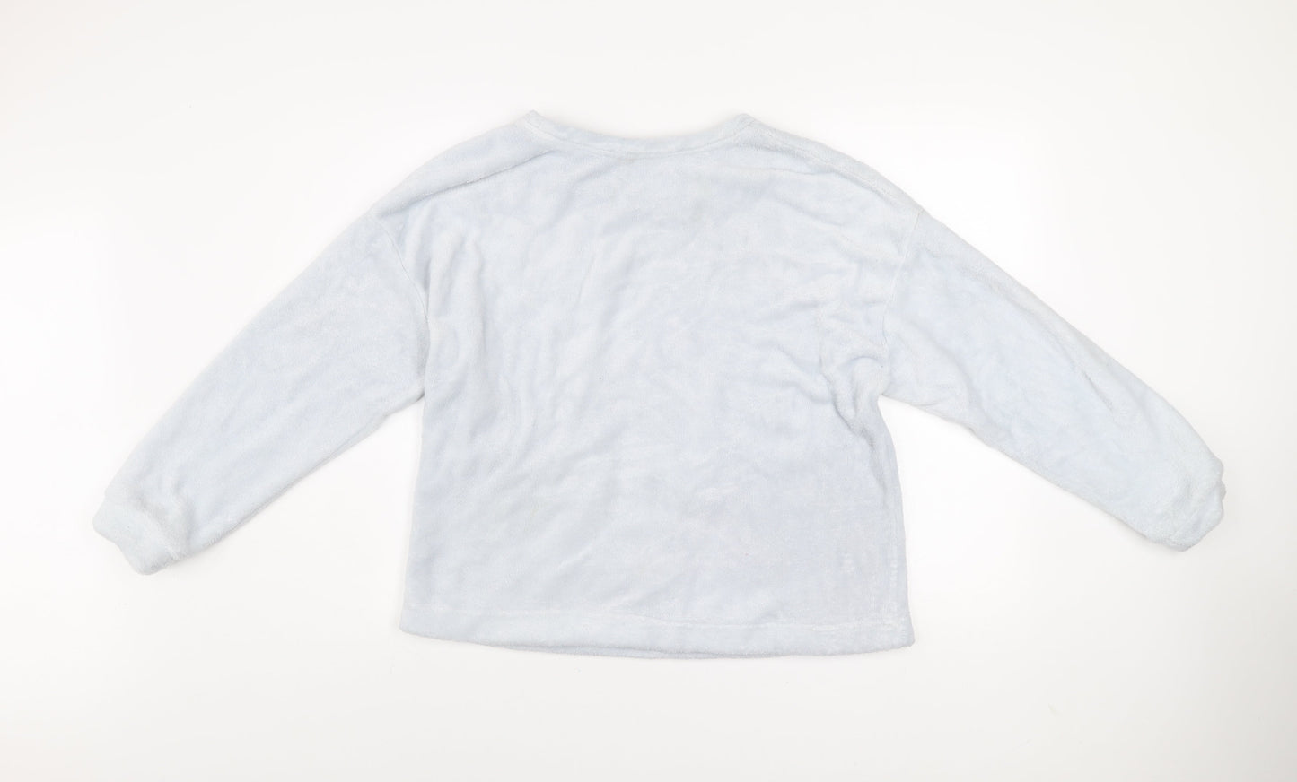 George Women’s Ivory Fleece Mickey Mouse Pyjama Top Size 16-18