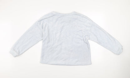 George Women’s Ivory Fleece Mickey Mouse Pyjama Top Size 16-18