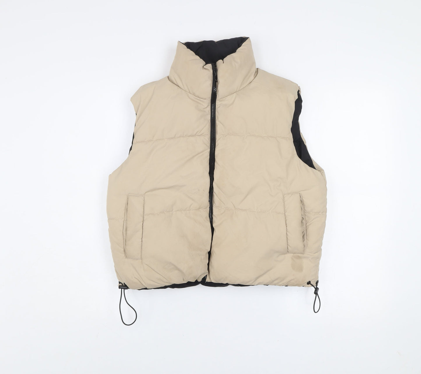 Womens UK Size 8 Brave Soul Beige Puffer Jacket