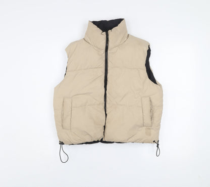 Womens UK Size 8 Brave Soul Beige Puffer Jacket