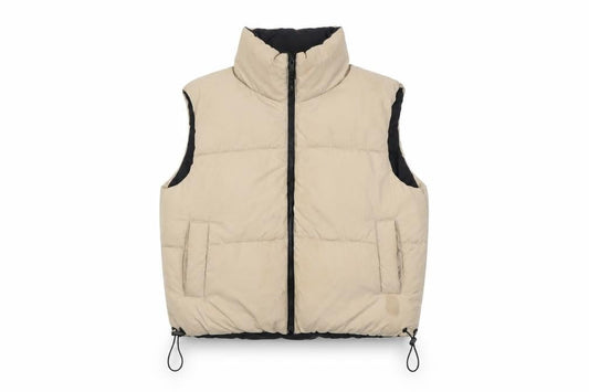 Womens UK Size 8 Brave Soul Beige Puffer Jacket