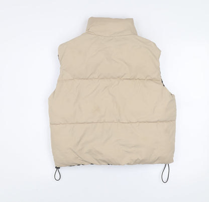 Womens UK Size 8 Brave Soul Beige Puffer Jacket