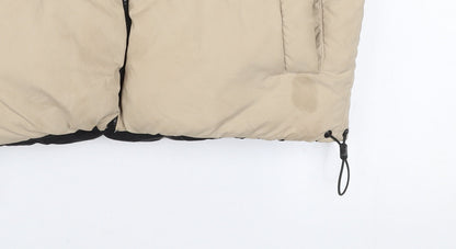 Womens UK Size 8 Brave Soul Beige Puffer Jacket