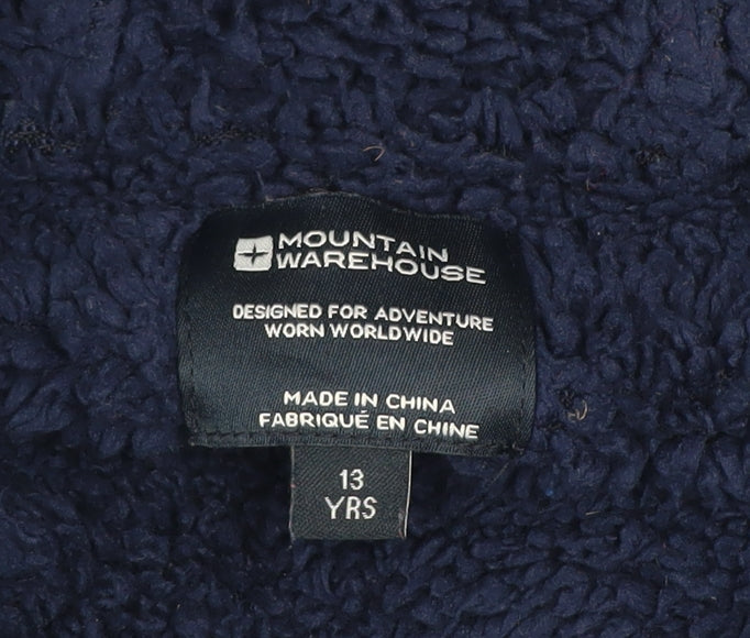 Boys UK Size 13 Years Mountain Warehouse Blue Basic Jacket