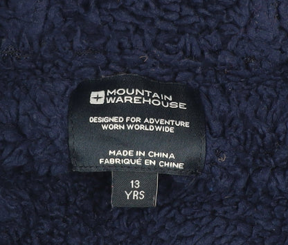 Boys UK Size 13 Years Mountain Warehouse Blue Basic Jacket