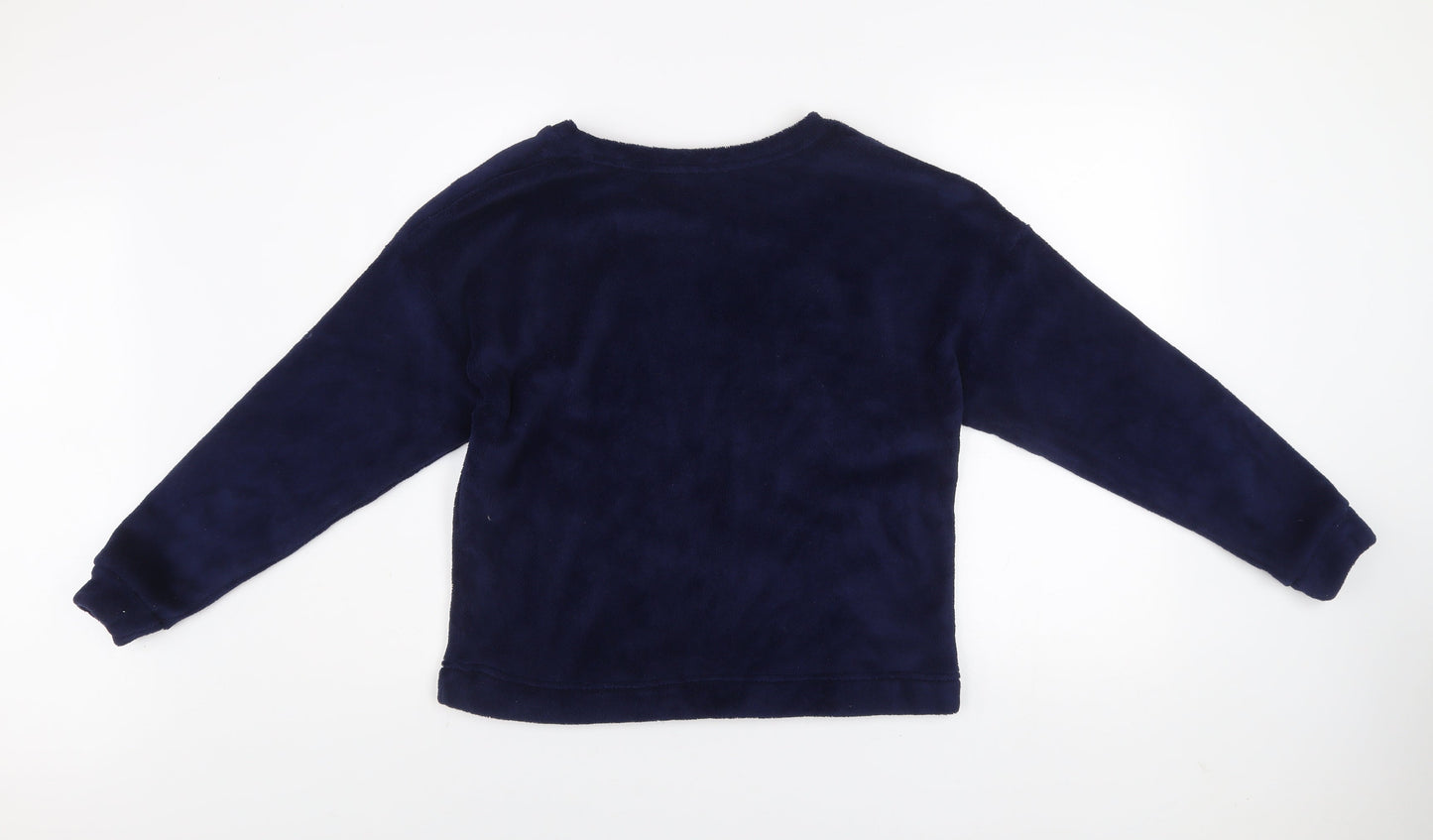 George Disney Stitch Blue Fleece Pyjama Top Women’s Size 8