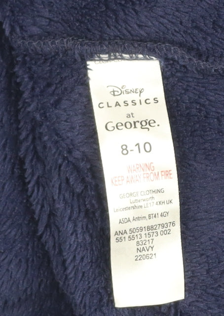George Disney Stitch Blue Fleece Pyjama Top Women’s Size 8