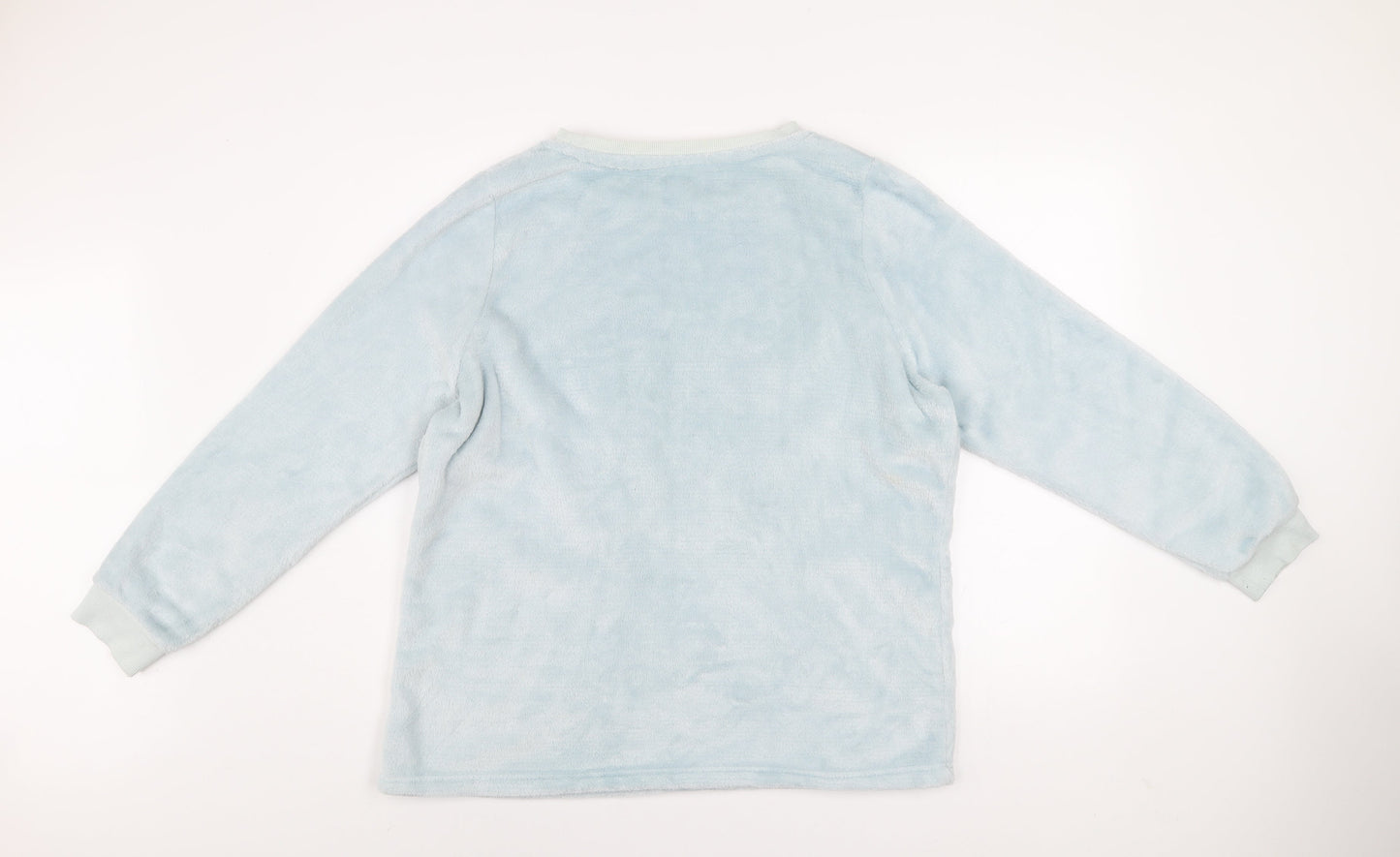 Disney at George Womens Blue Fleece Mickey Mouse Pyjama Top Size 16-18