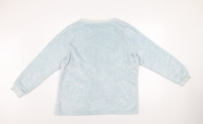Disney at George Womens Blue Fleece Mickey Mouse Pyjama Top Size 16-18