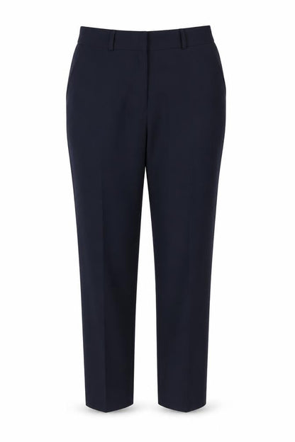 Womens UK Size 12 Dunnes Regular Fit Dress Pants Blue Trousers
