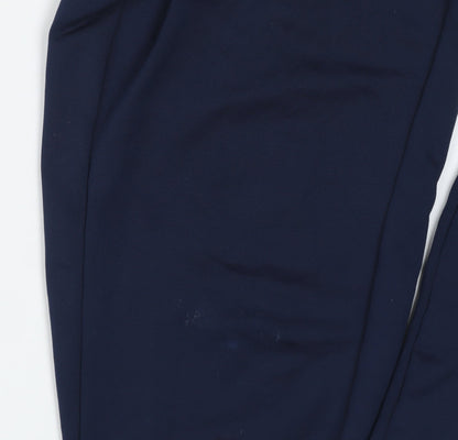 Umbro Men's Blue Track Pants M Tapered Fit Sports Trousers