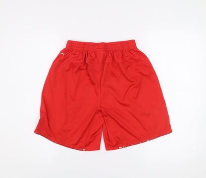 New Balance Men Red LFC Athletic Football Shorts Size M