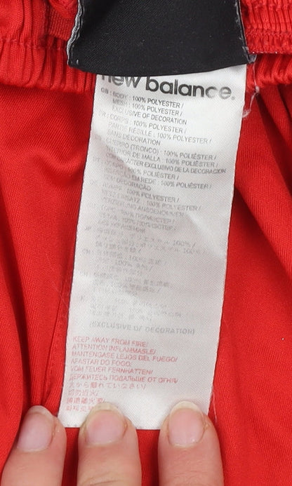 New Balance Men Red LFC Athletic Football Shorts Size M