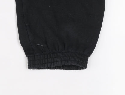 Reebok Men’s Black Jogger Sweatpants M Cotton Blend Activewear