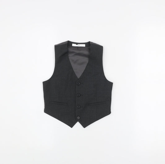 Marks and Spencer Boys Grey 4-5 Years Formal Waistcoat