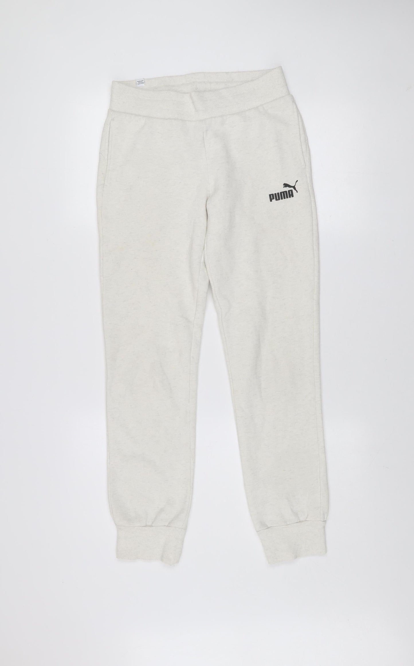 Puma Women's Ivory Jogger Sweatpants Size 6 Regular Fit Comfort Trousers