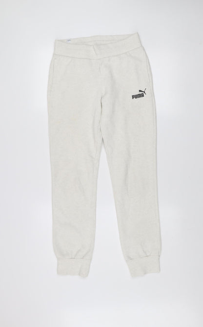 Puma Women's Ivory Jogger Sweatpants Size 6 Regular Fit Comfort Trousers