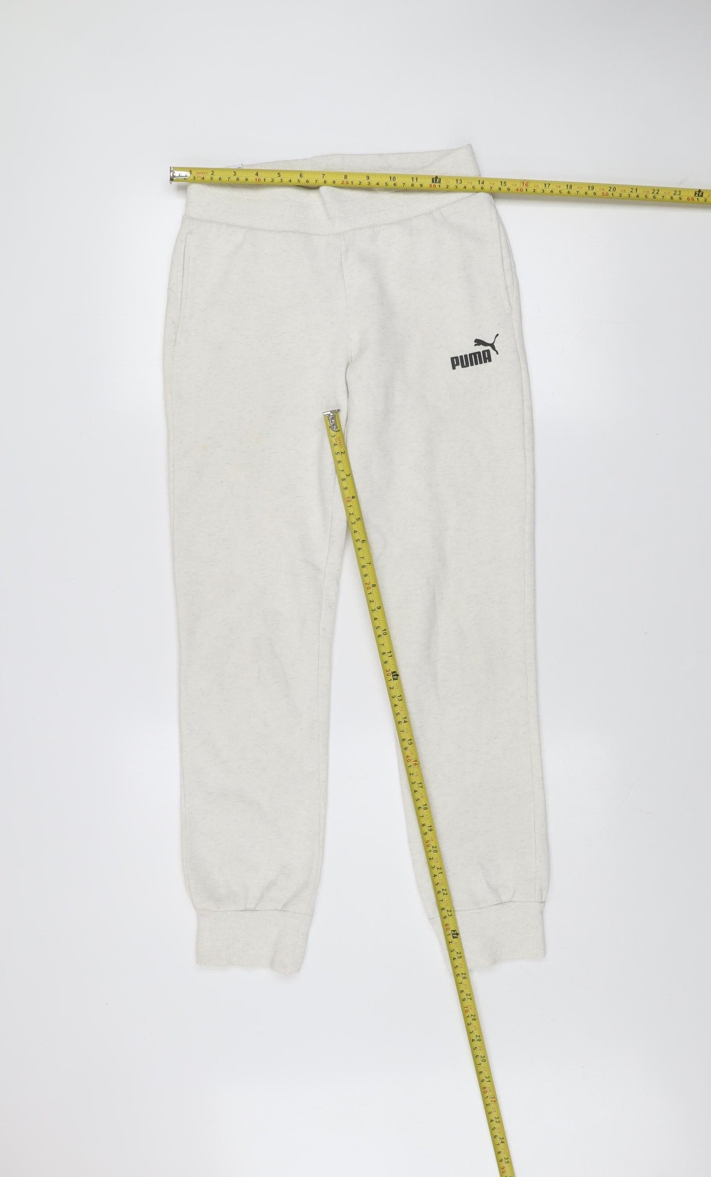 Puma Women's Ivory Jogger Sweatpants Size 6 Regular Fit Comfort Trousers