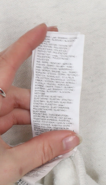 Puma Women's Ivory Jogger Sweatpants Size 6 Regular Fit Comfort Trousers