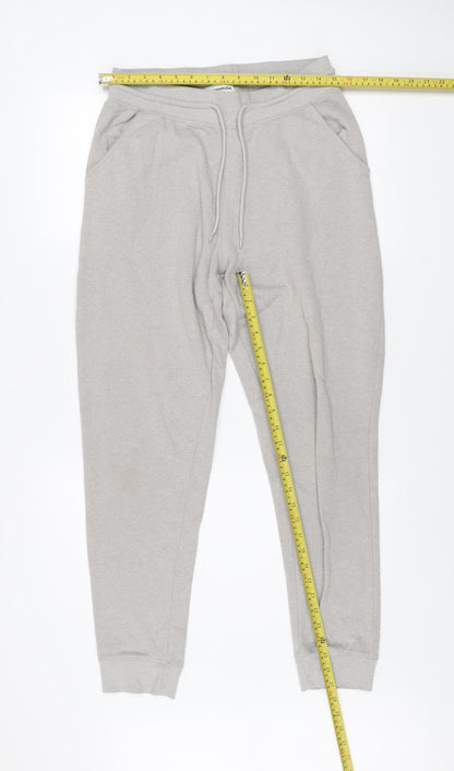 Bakaruda Mens Grey Jogger Sweatpants Size L Regular Fit Activewear