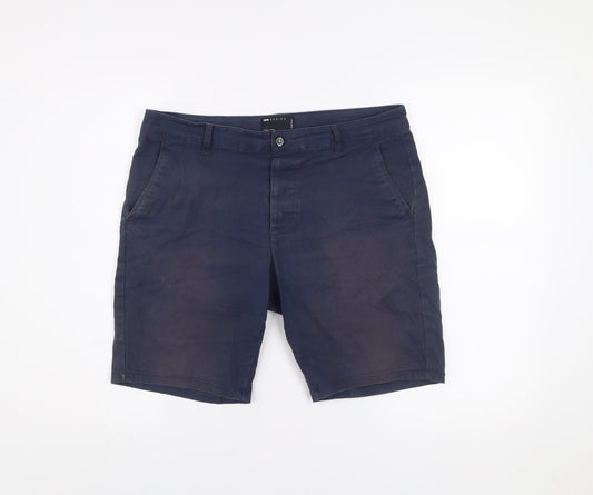 ASOS Design Men's Navy Chino Shorts Size 32 Regular Fit
