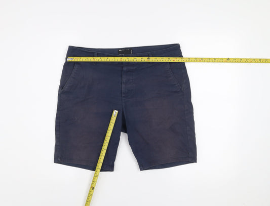 ASOS Design Men's Navy Chino Shorts Size 32 Regular Fit