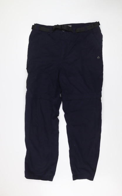 Craghoppers Men's Blue 36in Cargo Travel Trousers with Belt