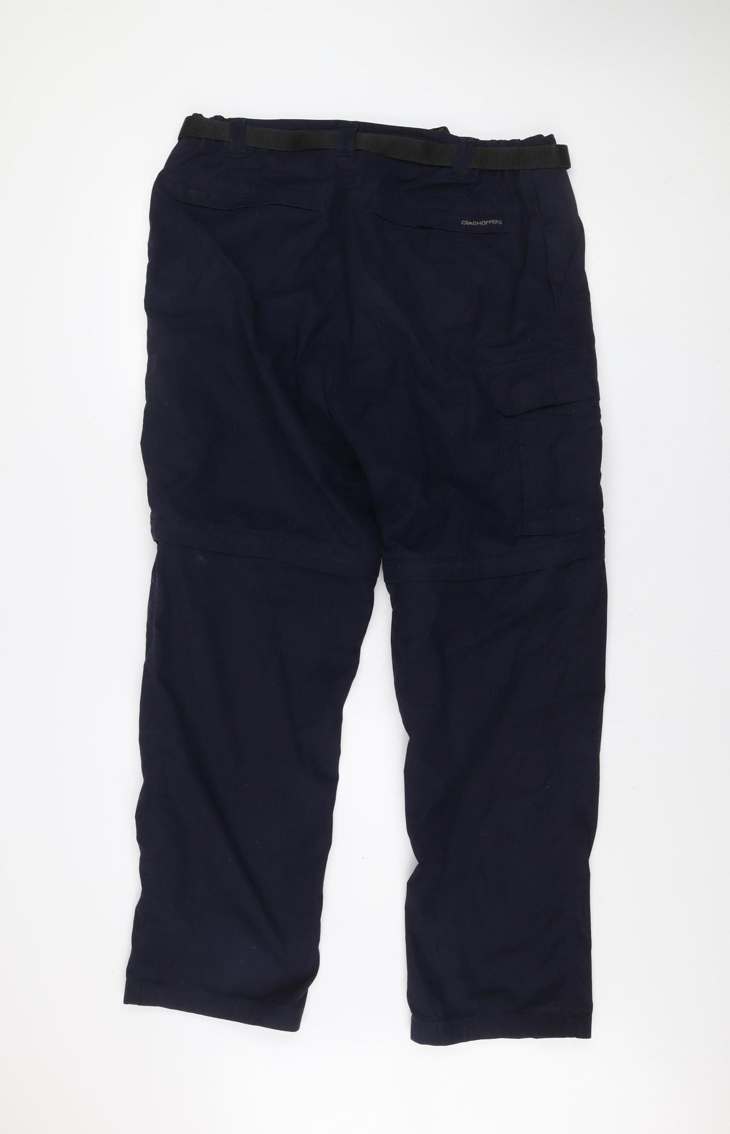 Craghoppers Men's Blue 36in Cargo Travel Trousers with Belt
