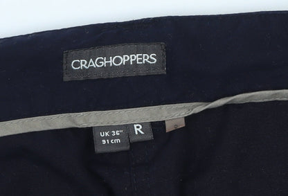 Craghoppers Men's Blue 36in Cargo Travel Trousers with Belt