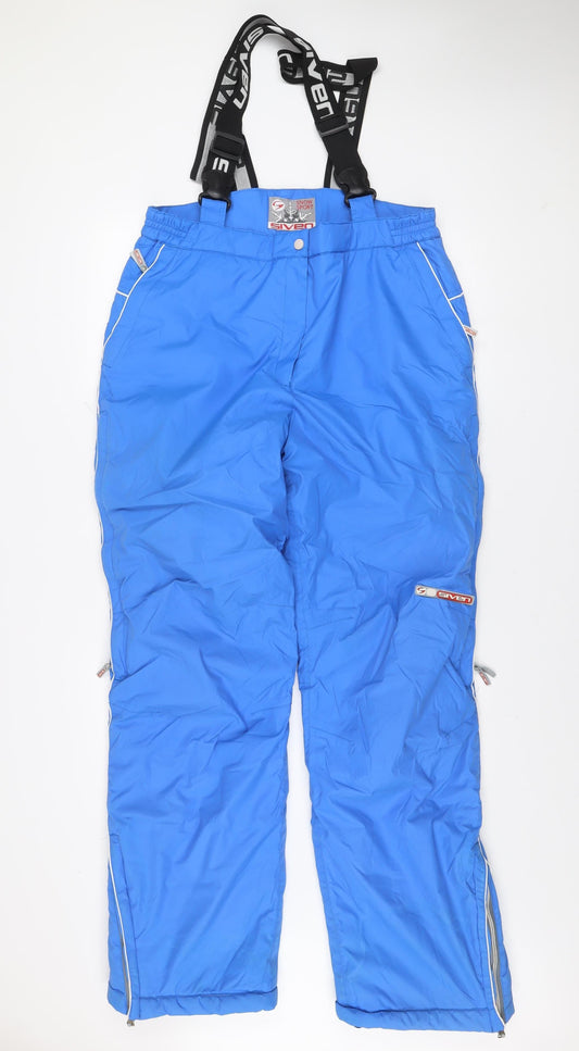 Siven Men's Blue XL Insulated Waterproof Snow Pants