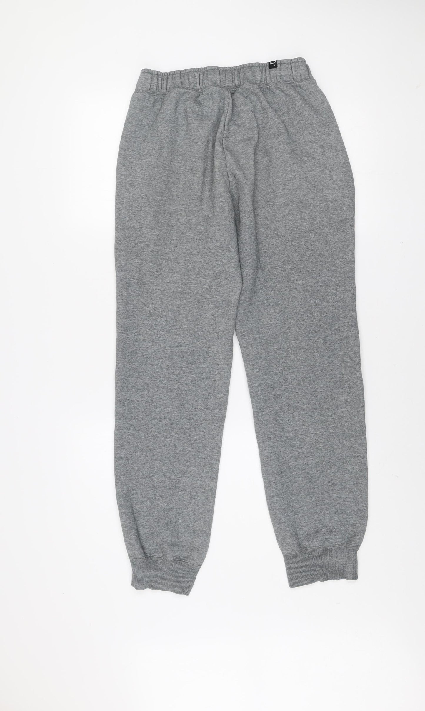 Puma Men's Grey Jogger Sweatpants S Regular Fit Comfort Activewear