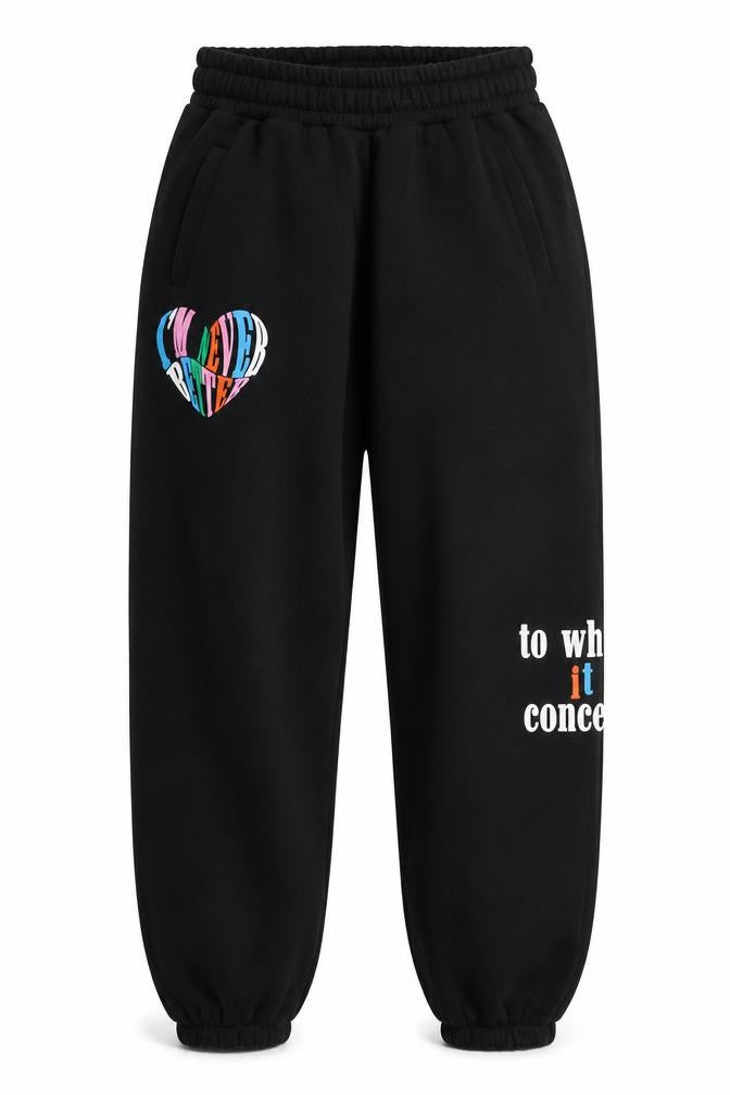 Womens UK Size 12 Couture Relaxed Fit Jogger Black Trousers