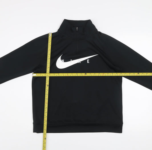 Mens UK Size M Nike Black Pullover Sweatshirt